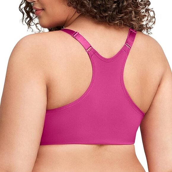 **Glamorise** Plus Size Front-Closure Wonderwire Bra Underwire 1247 42C - Picture 2 of 7